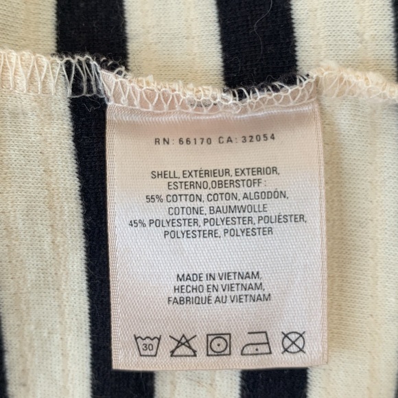 ANTHRO Postmark Atelier Striped Mock Turtleneck - Picture 3 of 4